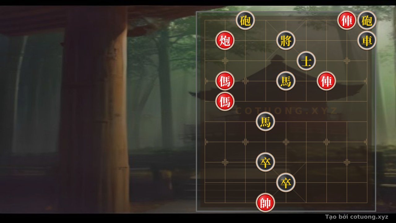 Thế cờ: Song Mã Phản Công: A Deceptive Strategy in Complex Xiangqi (8/10) — Cờ Tướng Online