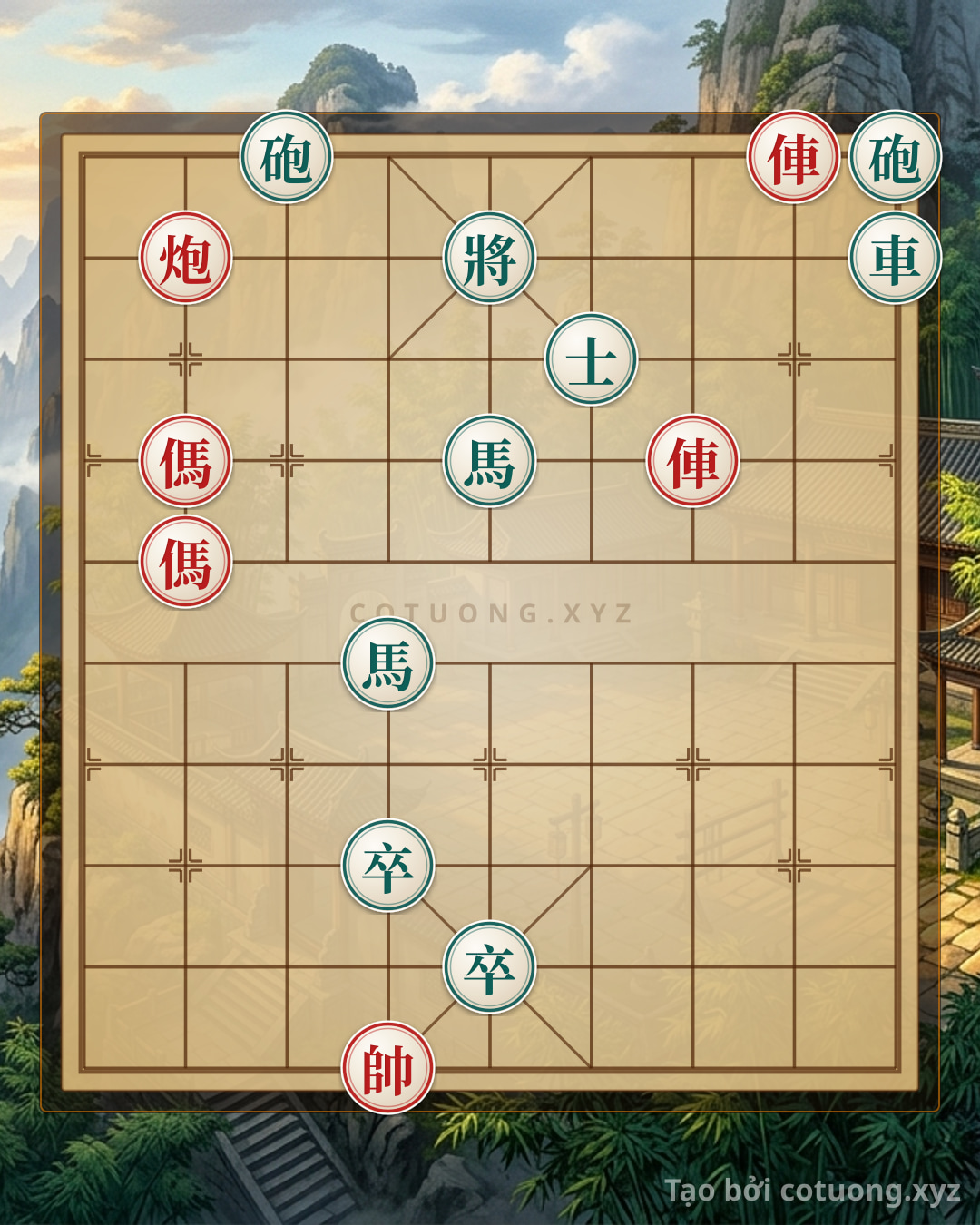 Challenge: Song Mã Phản Công: A Deceptive Strategy in Complex Xiangqi (8/10) - Can you solve it?