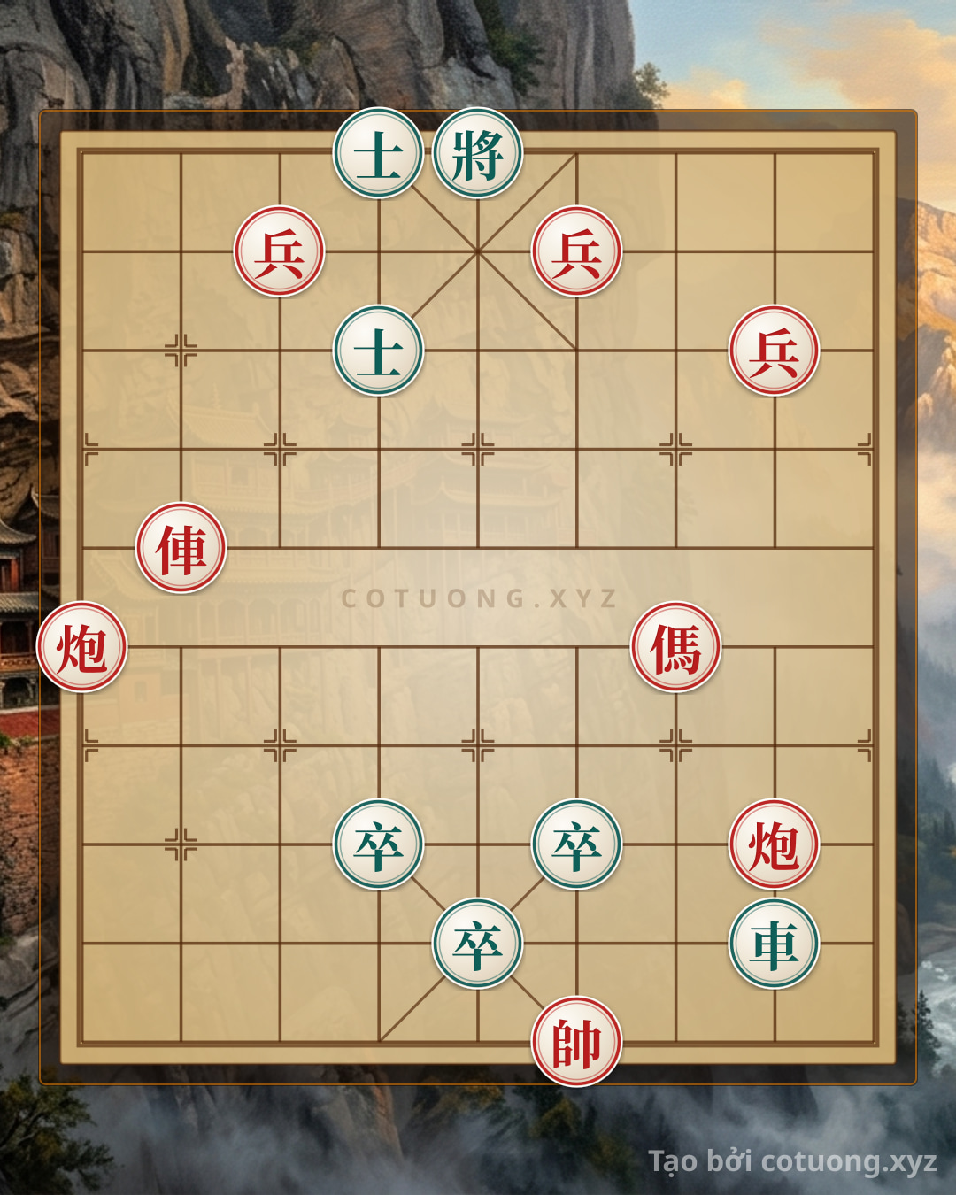 Challenge: Xiangqi Online: Dominate with Red Strategy - Force Opponent to Surrender! - Can you solve it?