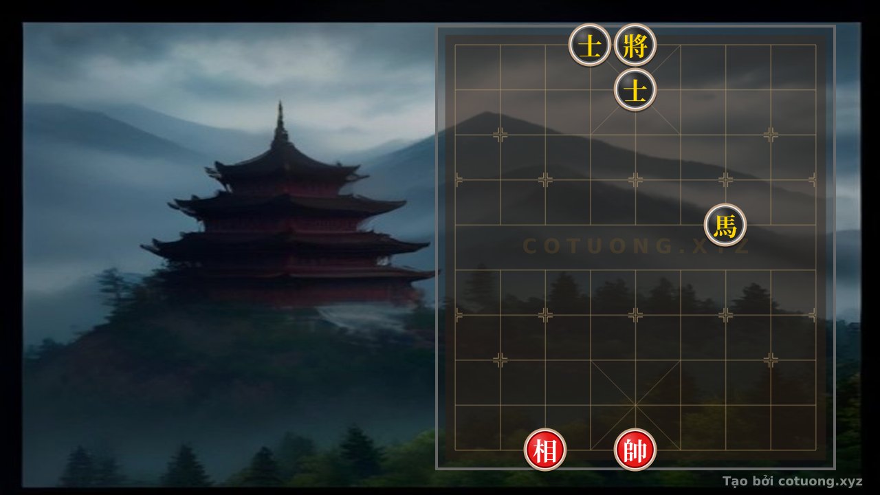 Thế cờ: Xiangqi: Red opens the General's path - Black's Advisors are pinned, who will turn the tide? — Cờ Tướng Online