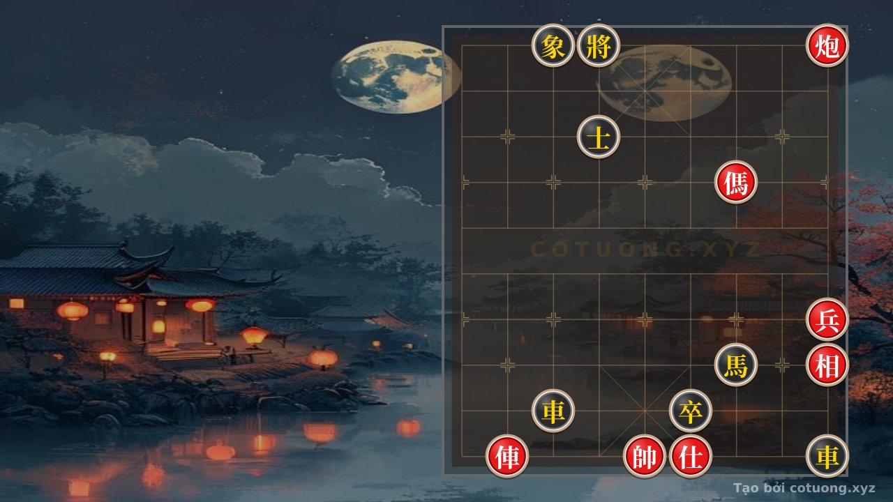 Thế cờ: Ancient Mystery: When the Red's Chariot Cannon Horse Block Defeats the Black's Double Chariots in the Battle of Jinghuang — Cờ Tướng Online