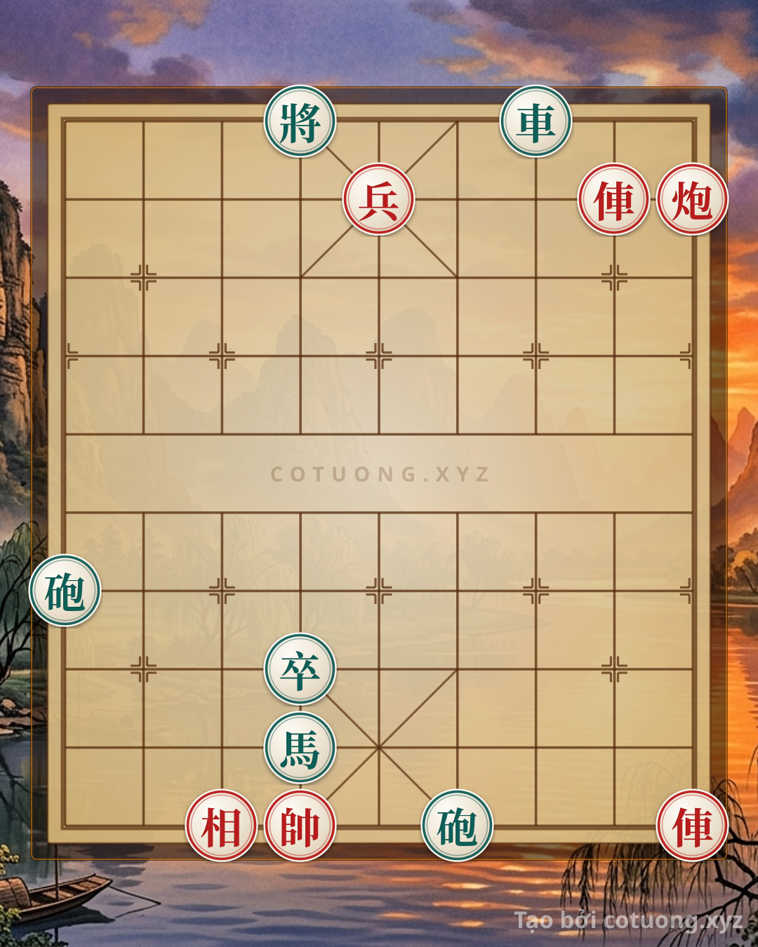 Challenge: Xiangqi Tips: How to Defeat the Red's 2 Rooks, 2 Cannons, and Elephant with Black's 2 Rooks, 2 Cannons, and Advisor - Classic Xiangqi Position #4543 - Can you solve it?