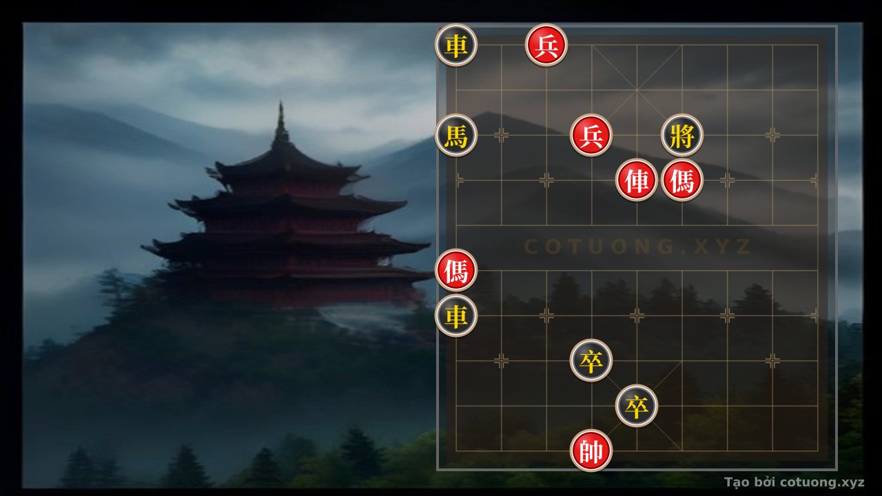 Thế cờ: The 'Horse's Golden Strategy' Formation - The Ruthless Tactics of the Red Side in Xiangqi — Cờ Tướng Online