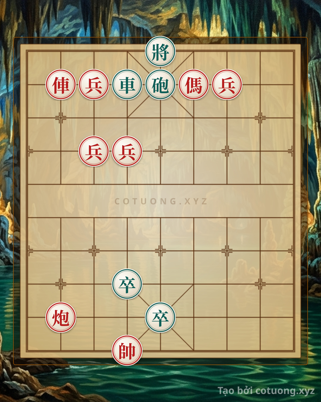 Challenge: Red General Chess: Strategy of the Red Chariot's Straight Attack, the Red Cannon's Powerful 'Empty' Strike - Can you solve it?