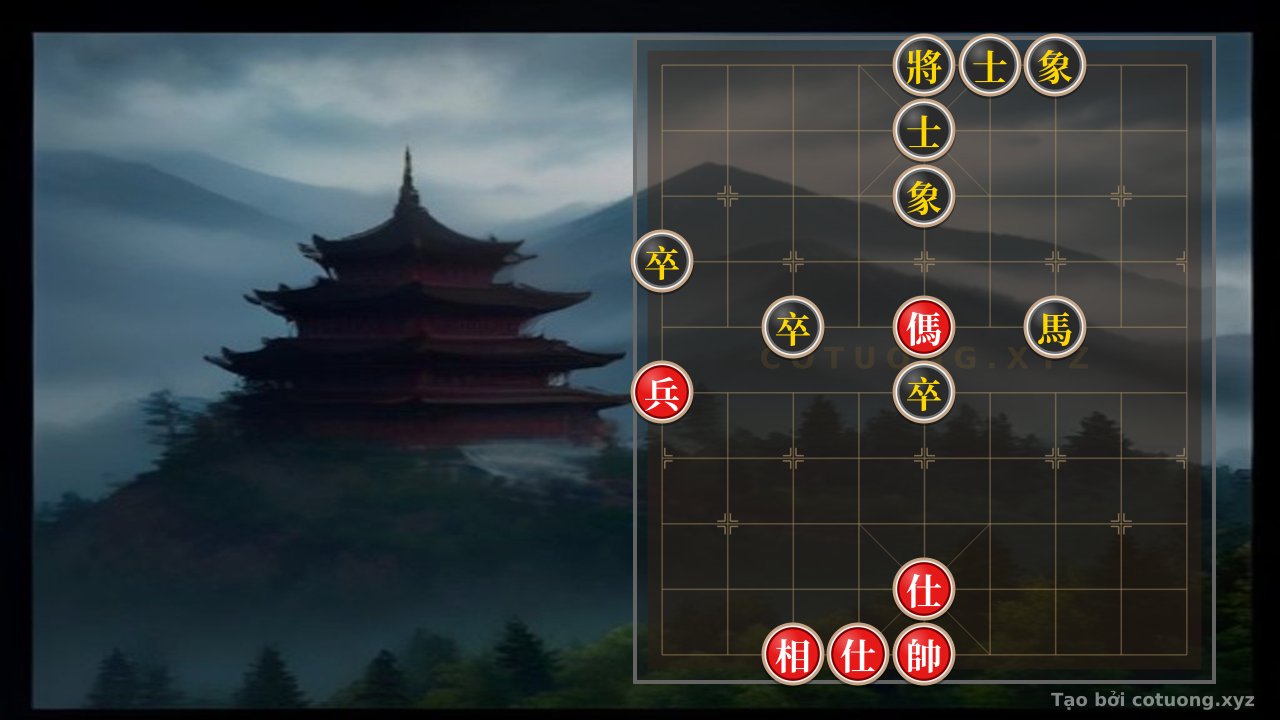 Thế cờ: The Secret of 'Double Horse Spear' - The Decisive Strategy in the Battle of White River — Cờ Tướng Online