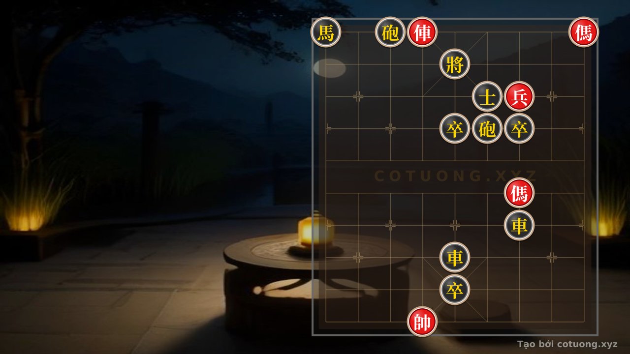 Thế cờ: Song Horse Counterattack: The decisive pawn cannon formation in Xiangqi — Cờ Tướng Online