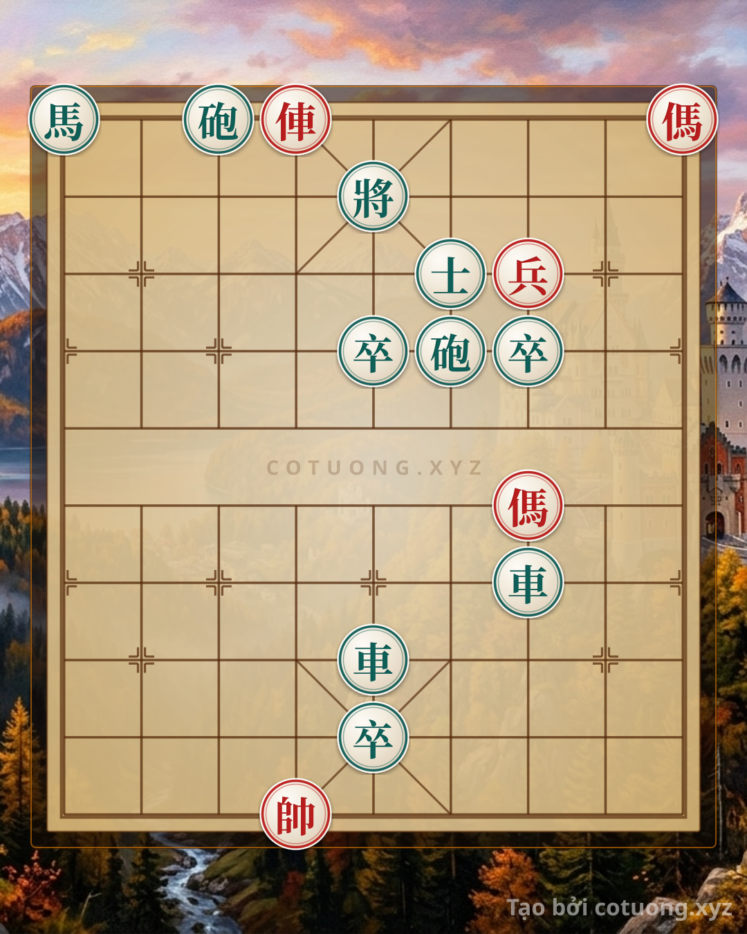 Challenge: Song Horse Counterattack: The decisive pawn cannon formation in Xiangqi - Can you solve it?
