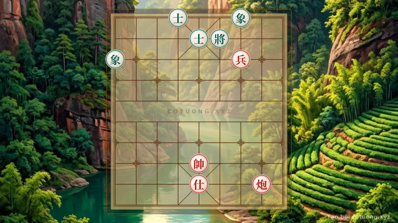 Thế cờ: The Secret Defense of Black in the 'Elephant Black Attacks Red General' Endgame - Learning from Lương Dị's Winning Strategy — Cờ Tướng Online