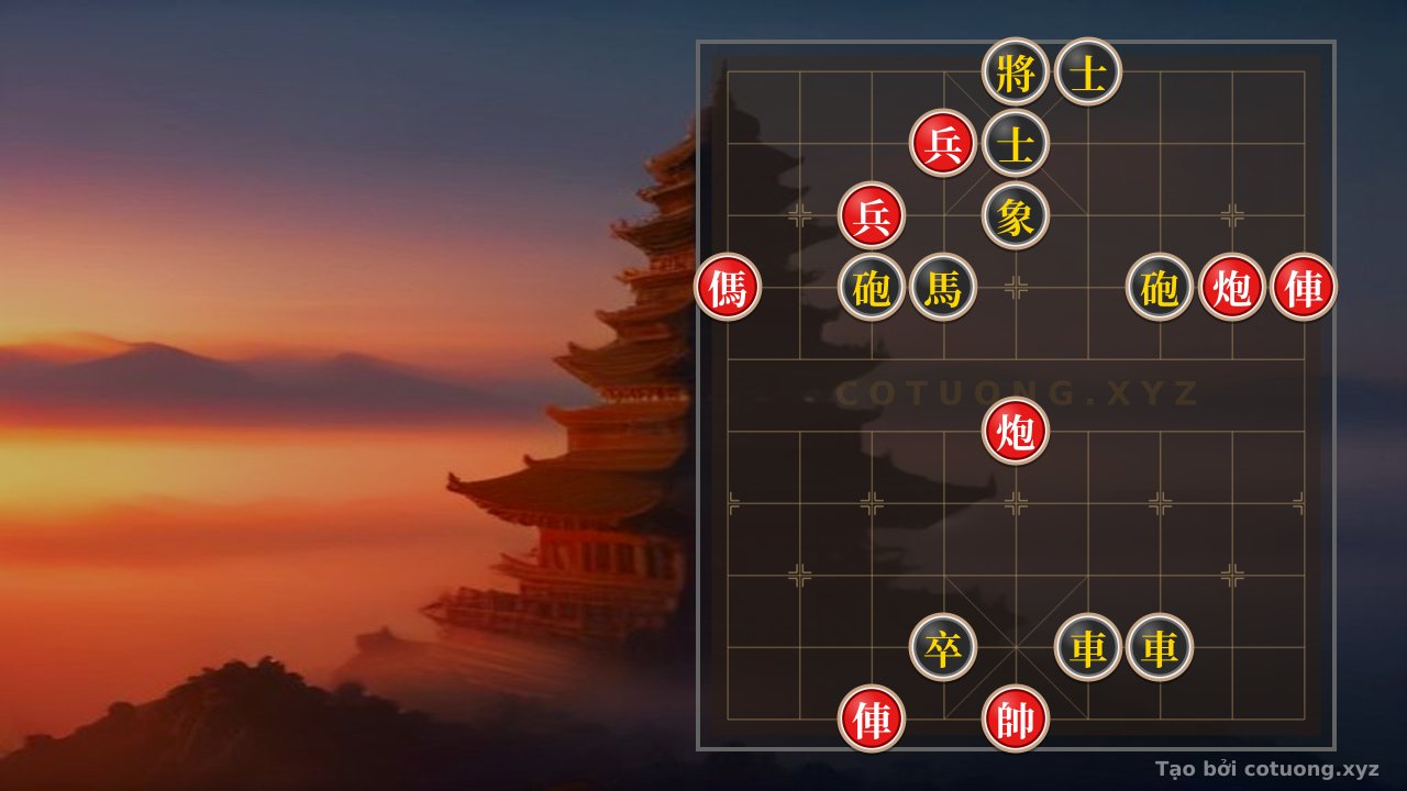 Thế cờ: Real-World Tactics: 2Rooks 2Cannons Horse 2Pawns vs. 2Rooks 2Cannons Horse Pawn 2Advisors Elephants - Quick Win Strategy — Cờ Tướng Online