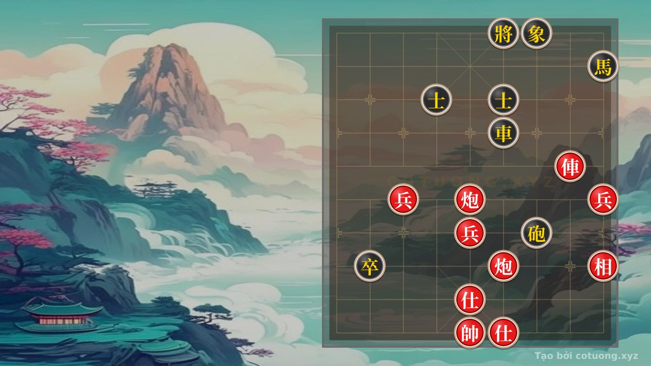 Thế cờ: The Hidden Battle of the Red and Black Elephants: When the Chariot and Cannon Clash with Destiny — Cờ Tướng Online