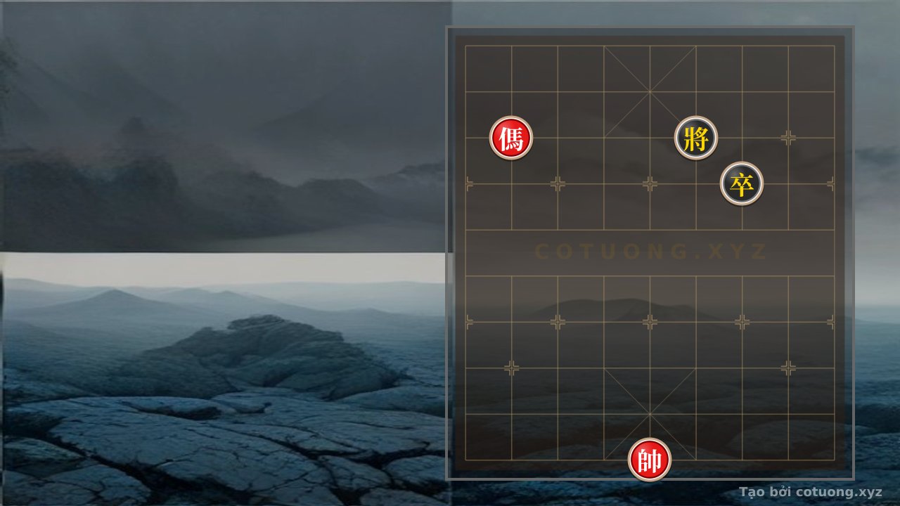 Thế cờ: Red General: The 'Horse Attacks Pawn' Surprise Strategy in the 6/10 Position — Cờ Tướng Online
