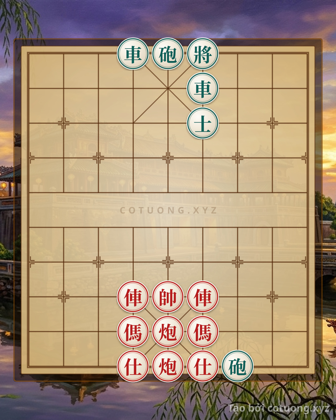Challenge: Xiangqi Trap: Analyzing the Extremely Subtle Black-Red Formation - Can you solve it?