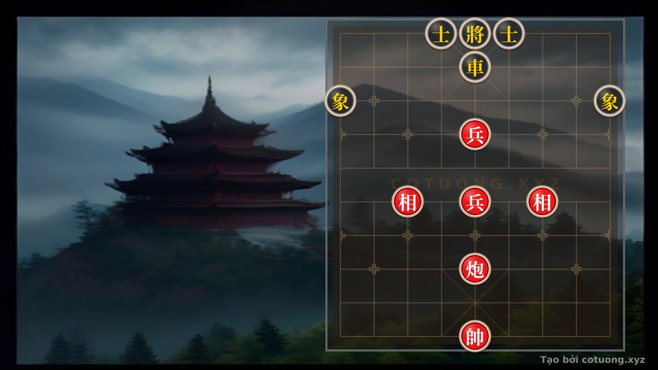 Thế cờ: Red General Advances to File 5: 
