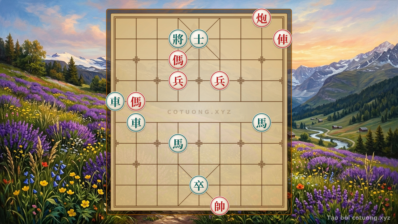 Thế cờ: Red General's First Move — Cờ Tướng Online
