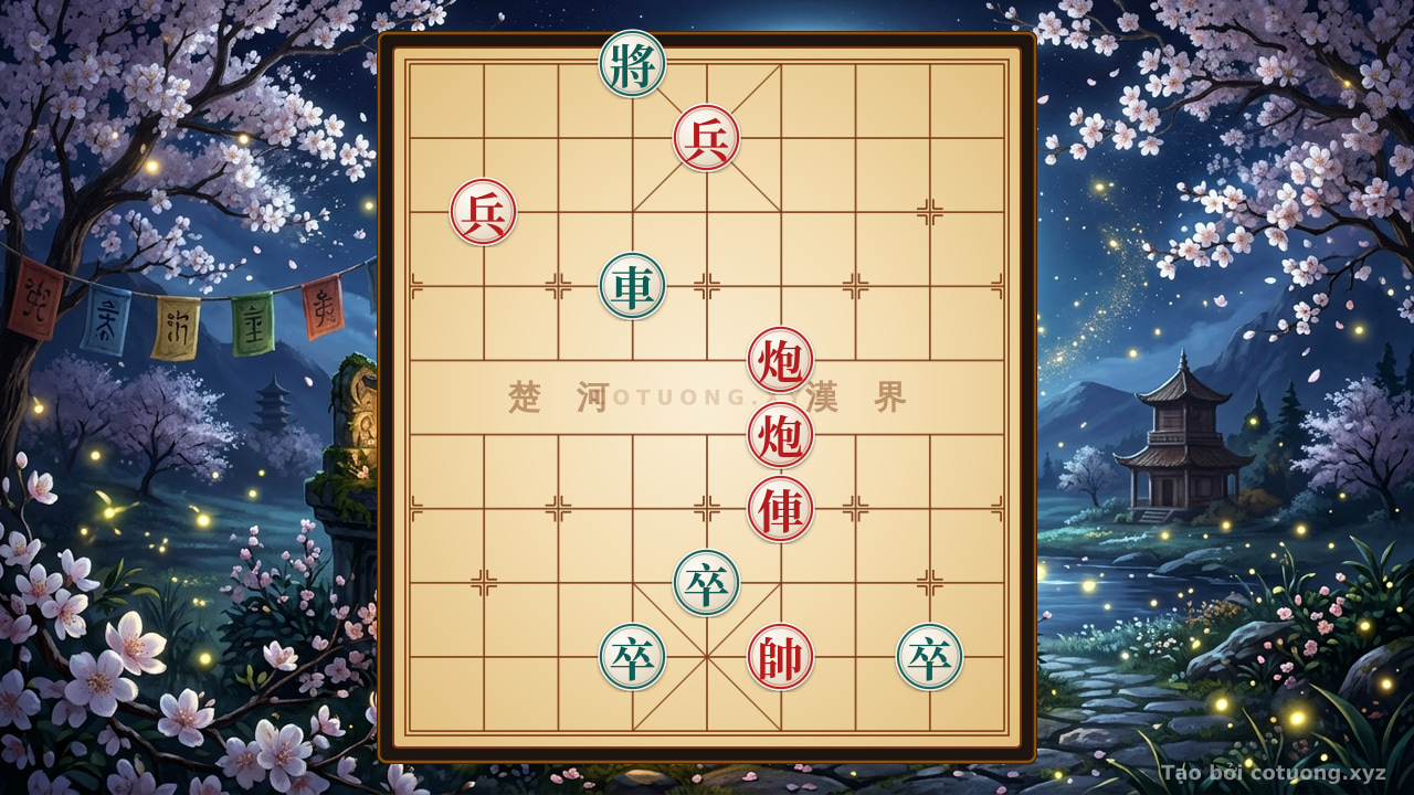Thế cờ: Red Attacks Straight with the Chariot: A Speed Checkmate Strategy from the Kongming Opening — Cờ Tướng Online