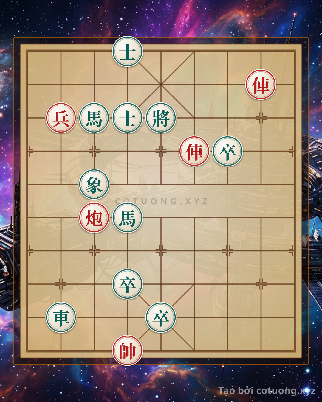 Challenge: Red General Chess: Defensive Strategies from the Advisor's Position at 4th Rank 10 - Can you solve it?