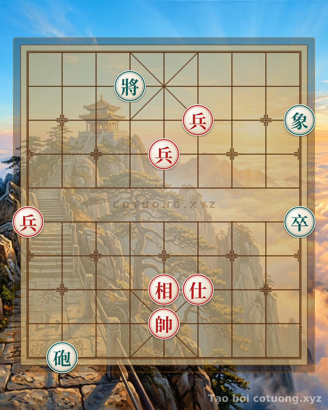 Challenge: The 'Empty Cannon' Trap in the Red 4th File 8th Rank Formation - Warning: Deadly Mistake - Can you solve it?