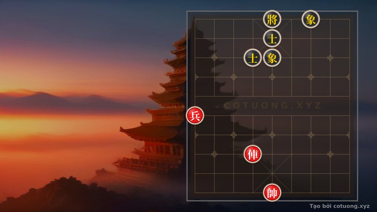 Thế cờ: Xiangqi (Chinese Chess): Rook and Pawn Crossfire - The Trick to Defeat 2 Advisors and 2 Elephants — Cờ Tướng Online
