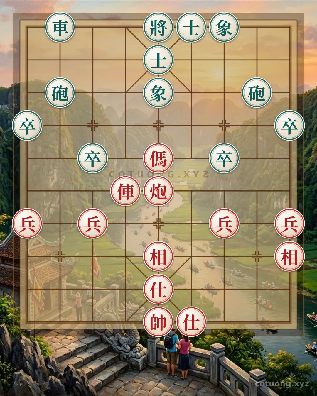 Challenge: Xiangqi Masterpiece: When the Chariot, Cannon, and Horse Dance Amidst the Storm of Pawns - Survival Tactics in the Deadly Pawn Fortress #c81a - Can you solve it?