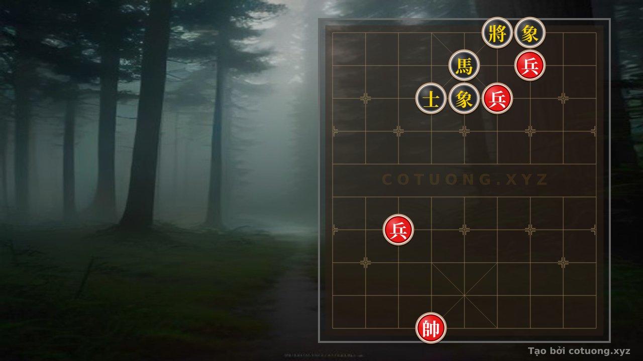 Thế cờ: Xiangqi Position 8/10: Black Horses Attacking the Red Pawn - Extreme Tactical Secrets — Cờ Tướng Online
