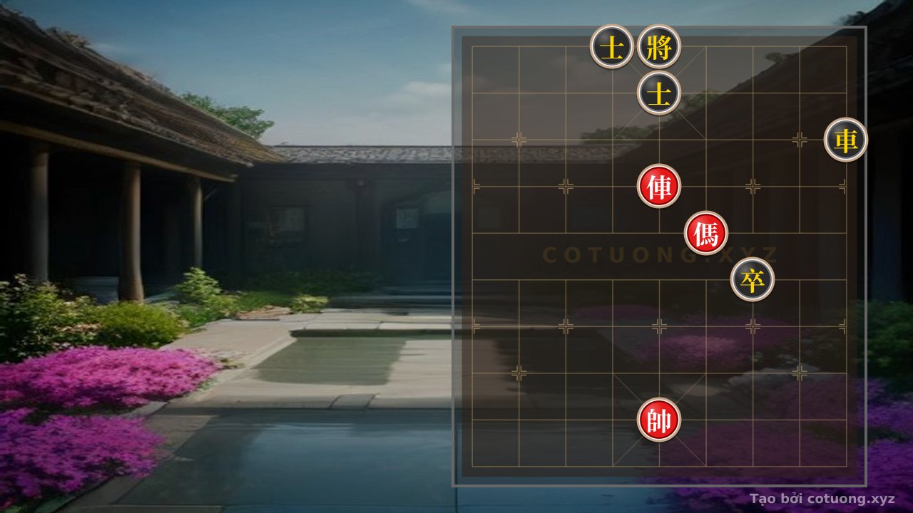 Thế cờ: Xiangqi (Chinese Chess) Strategy: Dividing the Palace and Winning the Game - Cmett Chess Level 8 — Cờ Tướng Online
