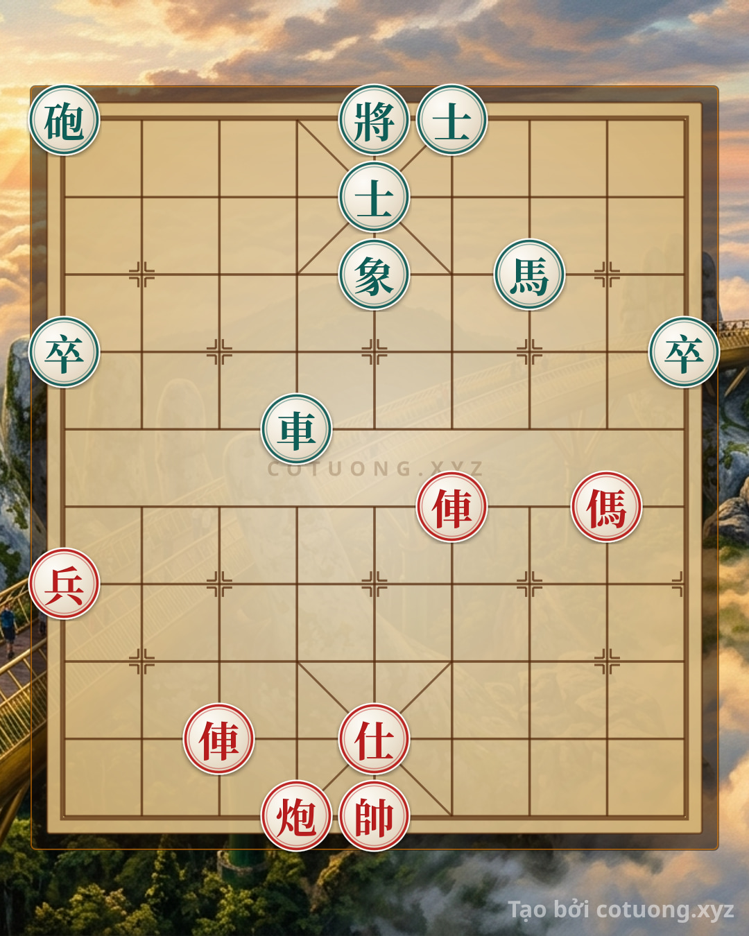 Challenge: Xiangqi: Red Strategy - Black Chariot Lane 4 is Blocked - Can you solve it?