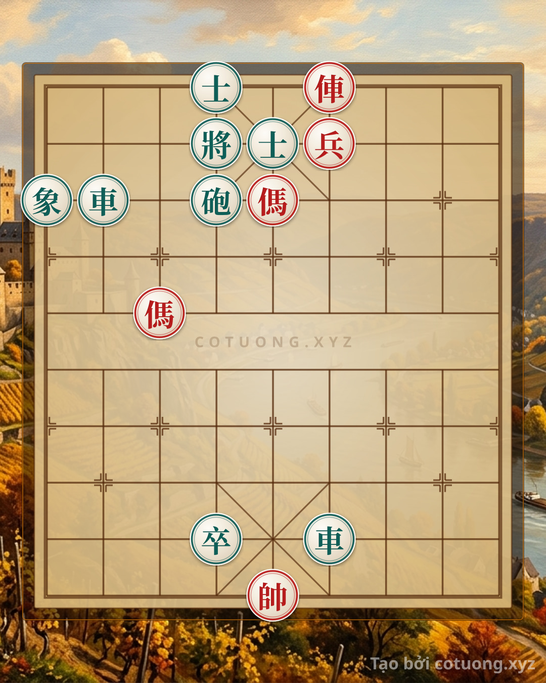 Challenge: Xiangqi: The Secret to Breaking the Red Double Horse Formation - Can you solve it?