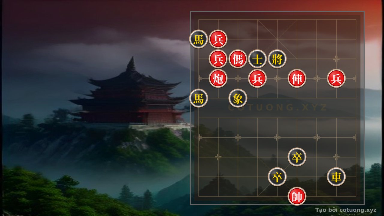 Thế cờ: Phoenix on the Upper Platform: Red General's Opening, Chessboard Perfumed with Incense — Cờ Tướng Online