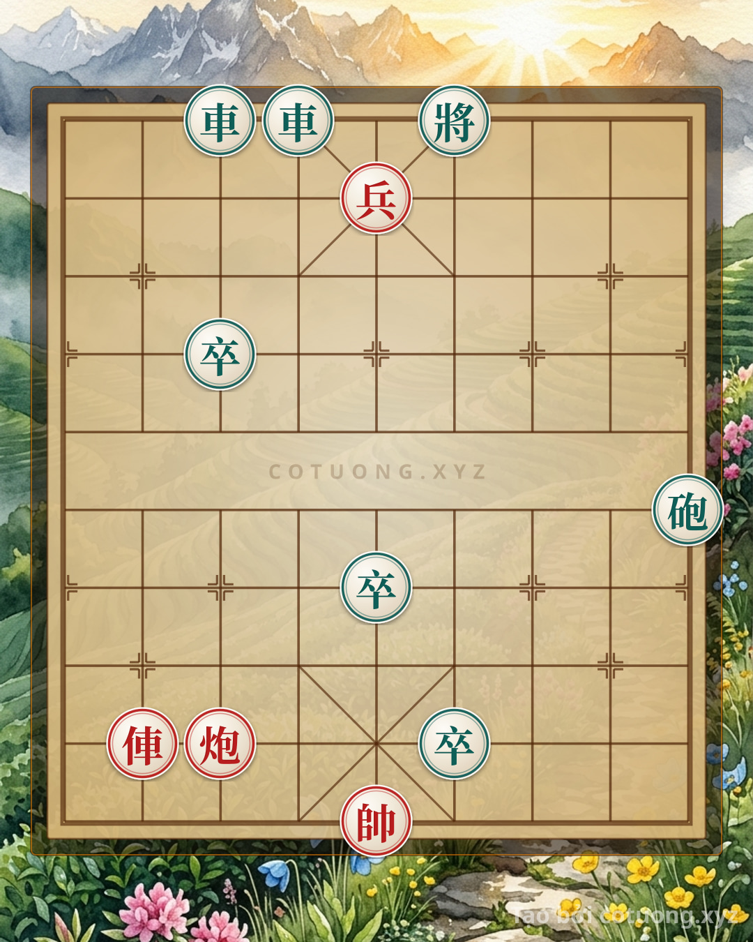 Challenge: The 'Sword and Shield' Formation - The Brutal Gambit of Red in the Historic Battle - Can you solve it?