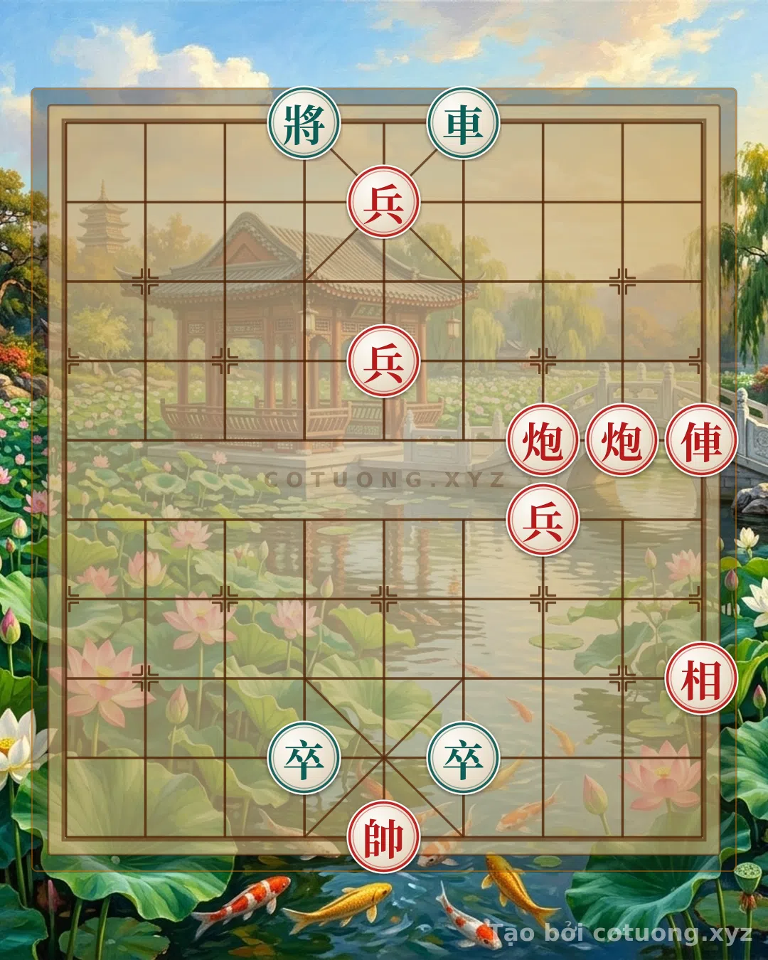 Thế cờ: Bí Kíp Cờ Tướng Đỉnh Cao: Trận Xích Bích Trên Bàn Cờ - Xe 2 Pháo 3 Chốt Đánh Tan Xe 2 Chốt Đen — Cờ Tướng Online