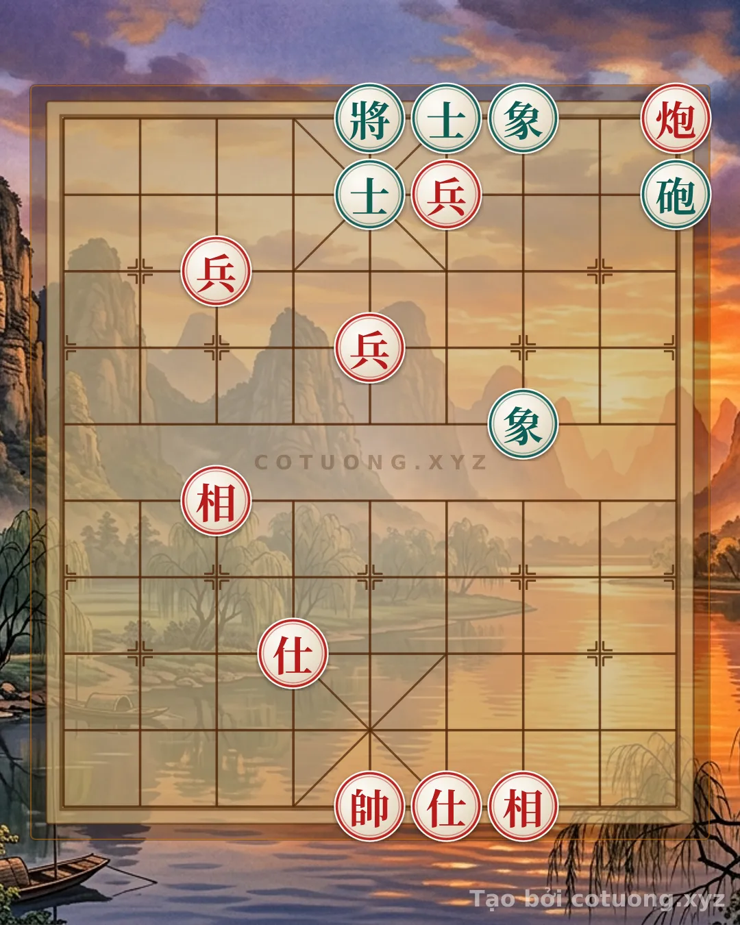Challenge: Xiangqi: Hidden Defensive Tactics - Black Attacks When Red is Checkmated - Can you solve it?