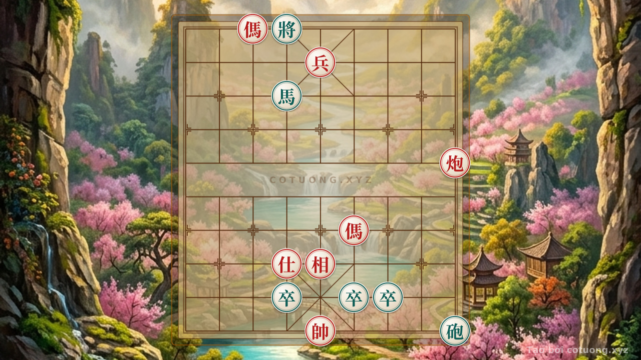 Thế cờ: Vietnamese Chess: Double Horse vs. Cannon - Guide to Defeating the Black Cannon — Cờ Tướng Online