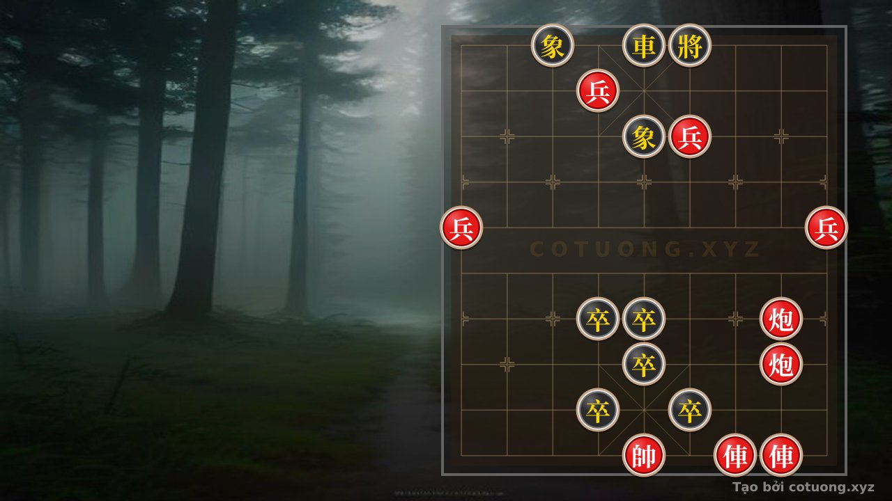 Thế cờ: Red General Chess: Lessons in Tactical Resilience — Cờ Tướng Online
