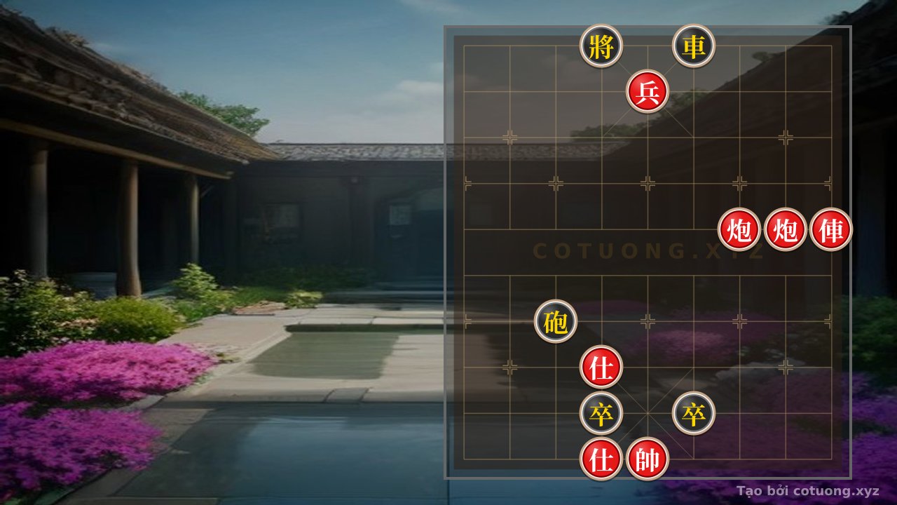 Thế cờ: The 'Red Cannon on File 3' Trap - The Enemy is Setting a Net for the Black Chariot on File 6 — Cờ Tướng Online