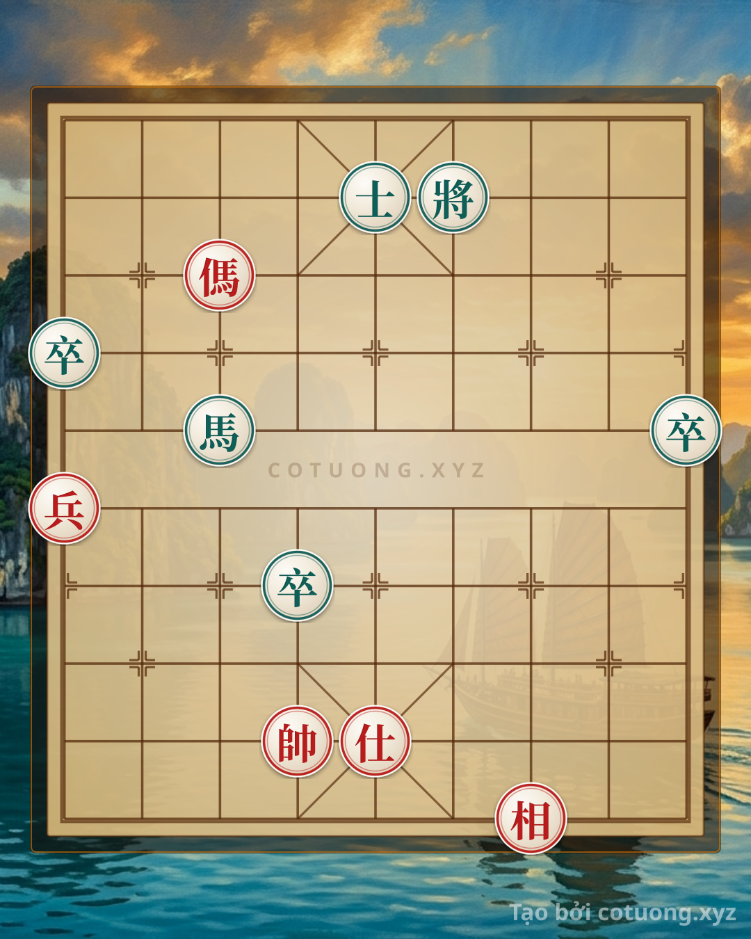 Challenge: Deadly Trap: Red's Besieged Position with Only One Escape - Can you solve it?