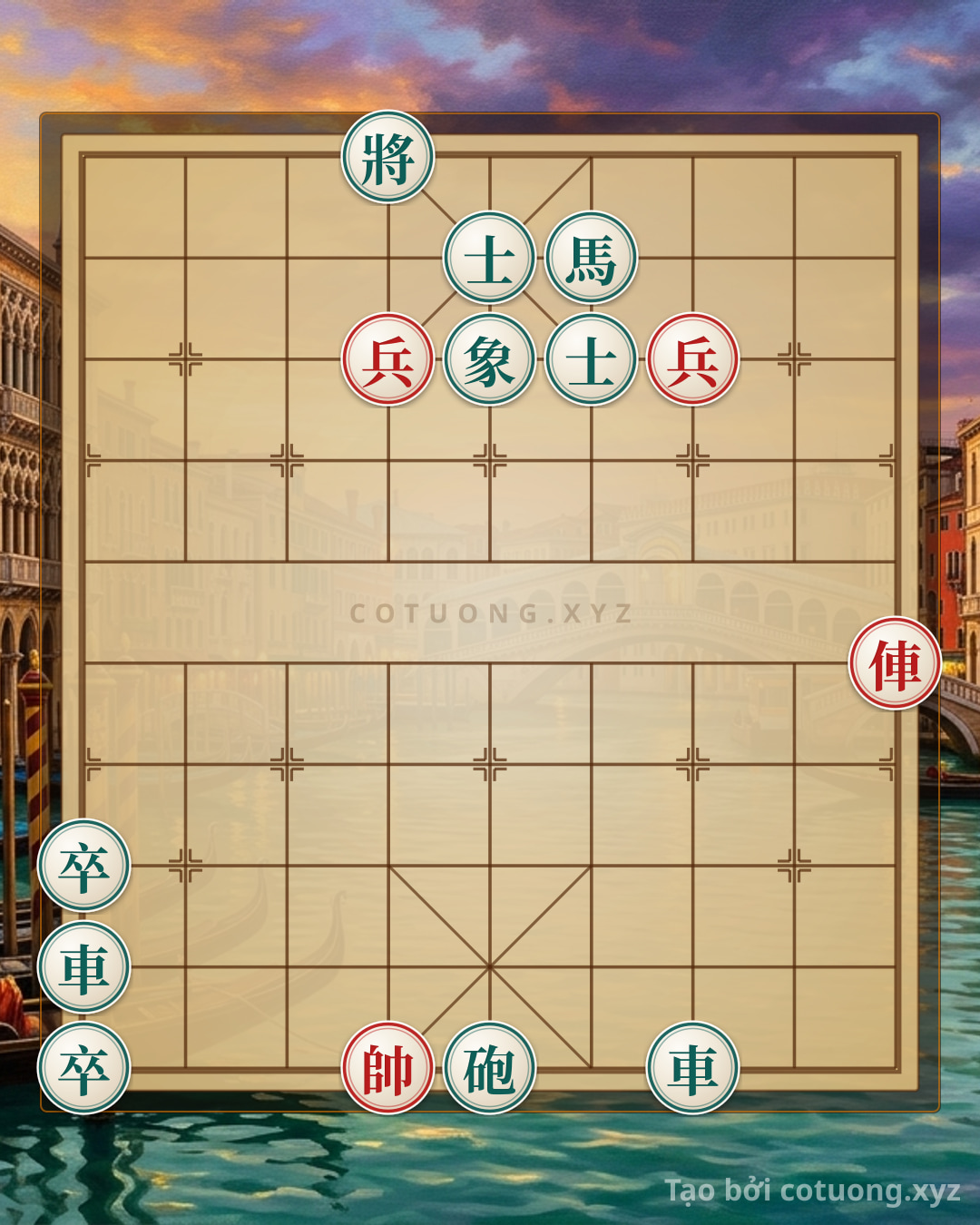 Challenge: The Red Army's Lost Victory: The Chariot Pierces the Empty Cannon, the Black General Hides Like a Misty Lamp - Can you solve it?