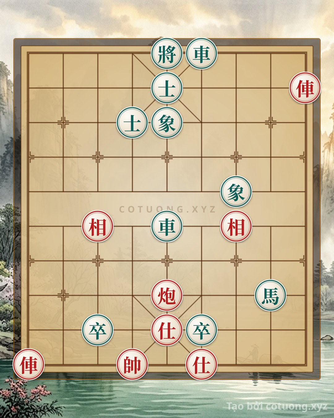 Challenge: Red 'Bing 5-6' - The 'Empty Cannon' Strategy in Xiangqi: Black's Defensive Secrets - Can you solve it?