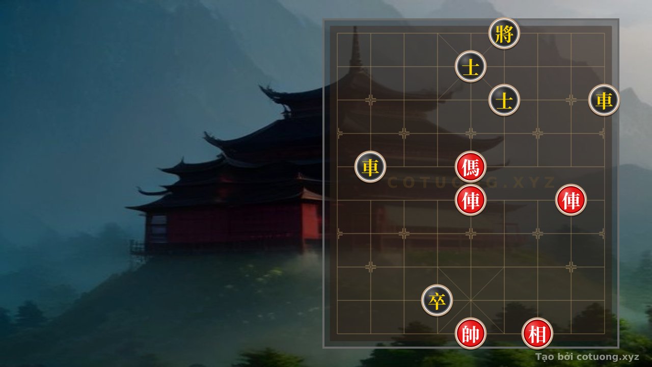 Thế cờ: Xiangqi (Chinese Chess): Mastering the Black Chariot on 2nd Rank 6 in a New Board — Cờ Tướng Online