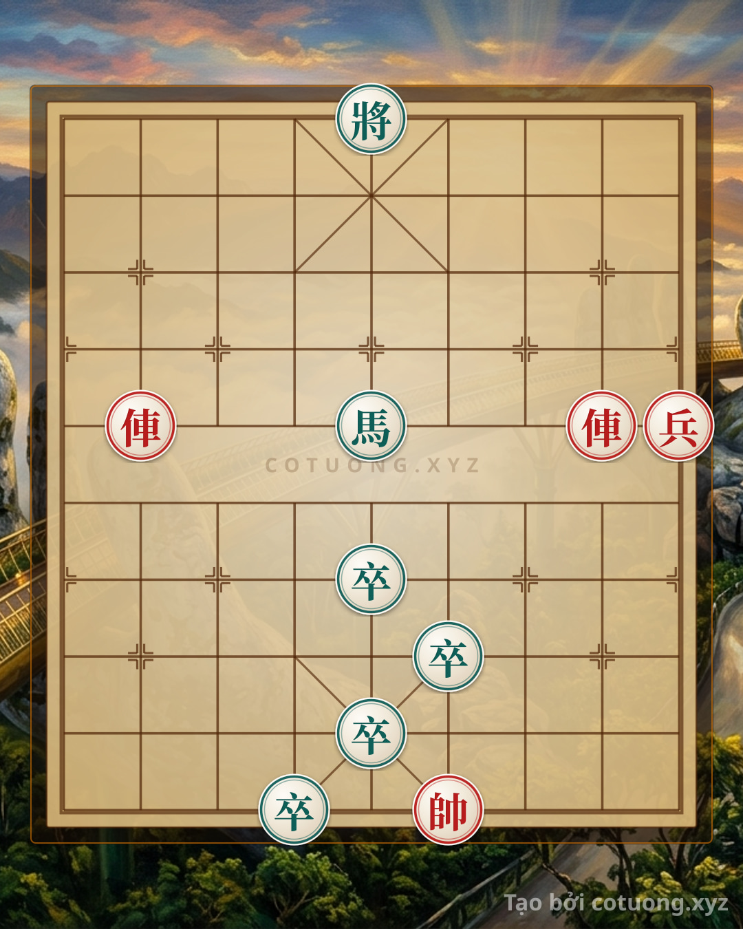 Challenge: Song xa áp đáy, tuyệt sát cung thành - Can you solve it?