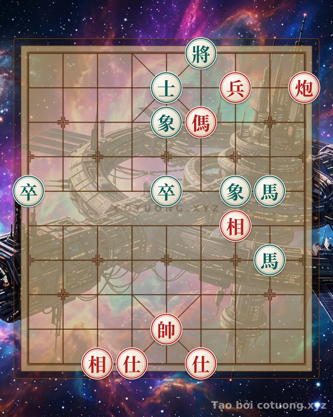 Challenge: Quick Checkmate Trick: Cannon Horse Thrust in the Three Pawns Endgame - Checkmate Black King in Just 5 Moves - Can you solve it?