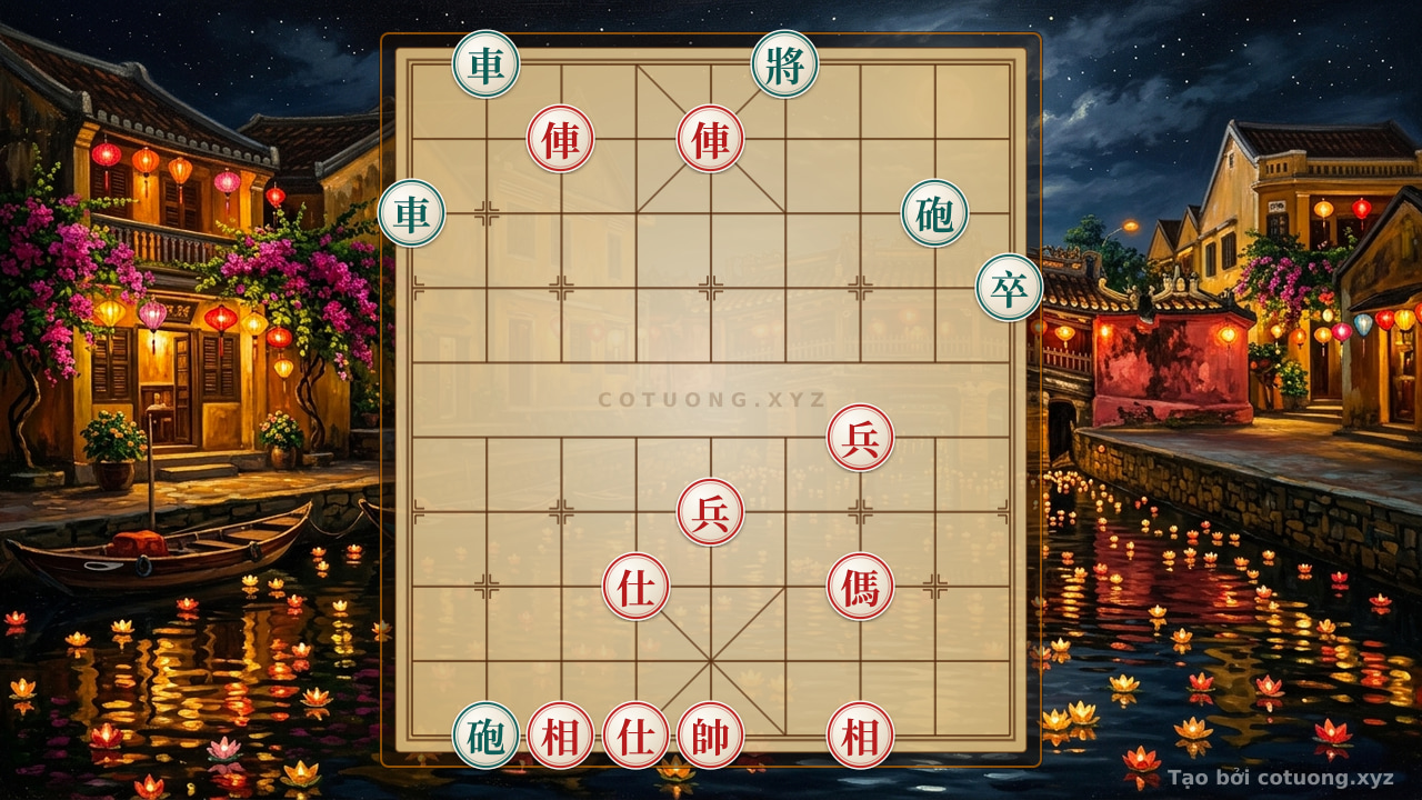 Thế cờ: Art of Defensive Counterattack: Winning Position 1/10 with Double Horses and Cannon — Cờ Tướng Online