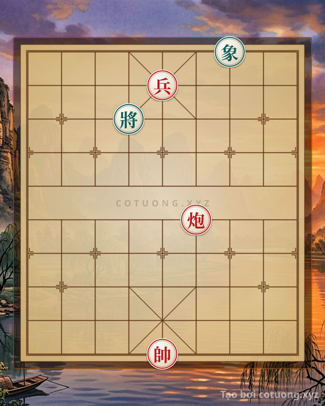 Challenge: Đơn pháo độc bộ, diệu kế tàn cuộc - Can you solve it?