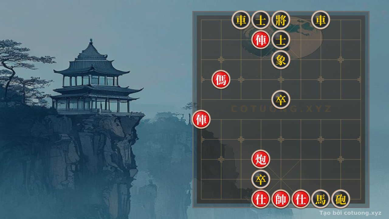 Thế cờ: The Mystery of the Xiangqi Board: Red Chariot on 6th Rank, 9th File and the Unexpected Counterattack — Cờ Tướng Online