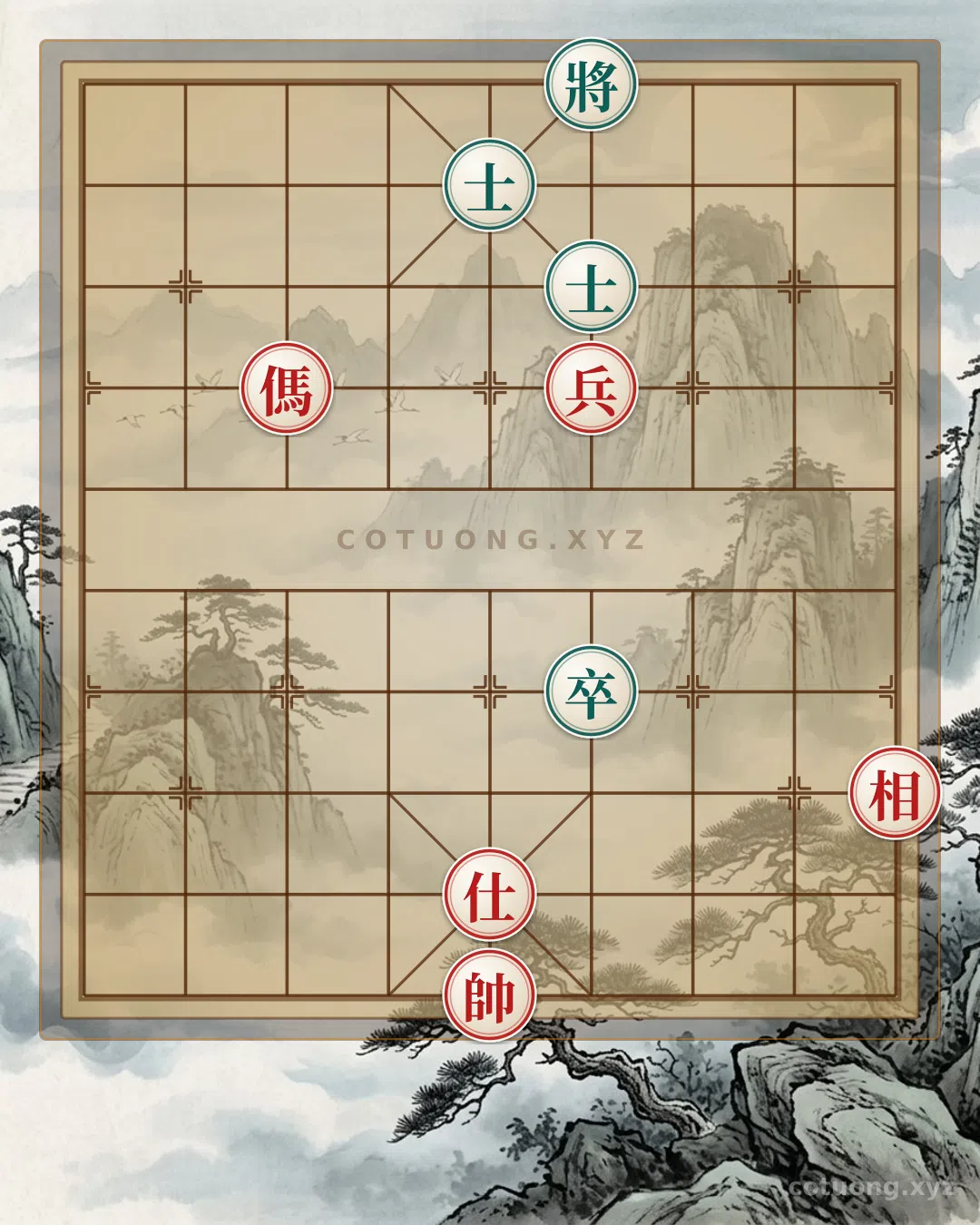Thế cờ: Xiangqi Classic Trap: When the Black General Exposed Himself in the Storm - The Breathless Defense Secret — Cờ Tướng Online