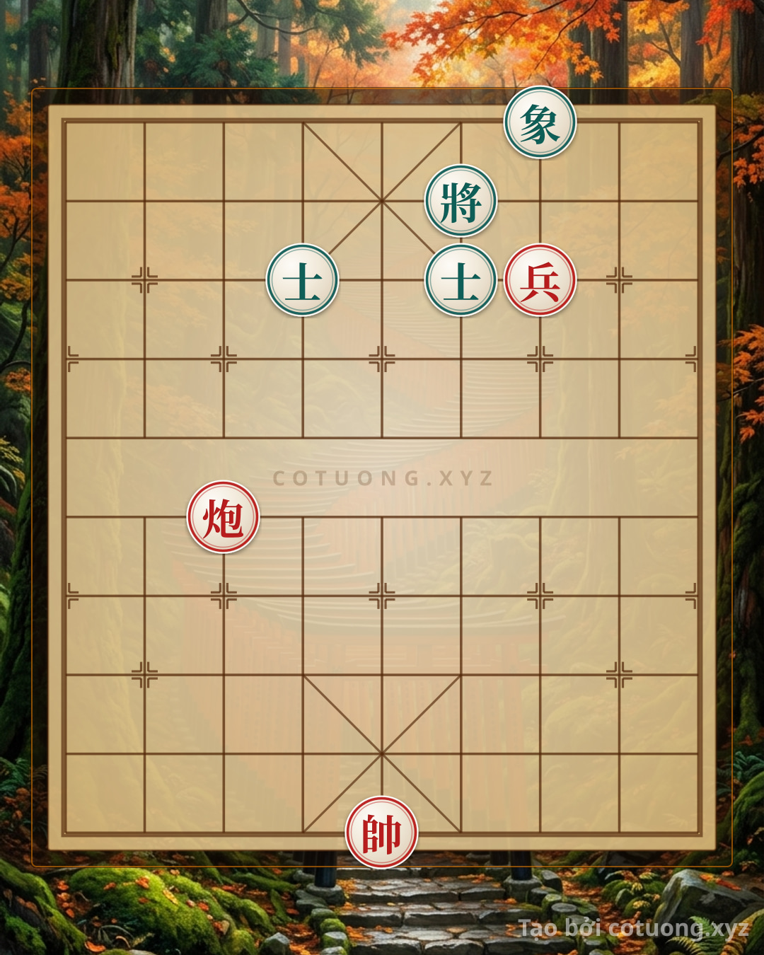 Challenge: Dangerous Position: Red Cannon vs Black Elephant and Advisor in a Dilemma - Can you solve it?
