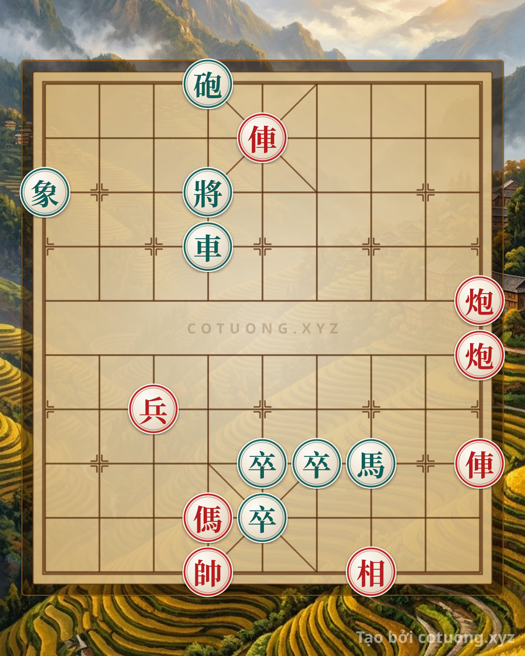 Challenge: Classic Checkmate: Red Rook's Piercing Strike - Black Cannon's Hopeless Defense - Can you solve it?