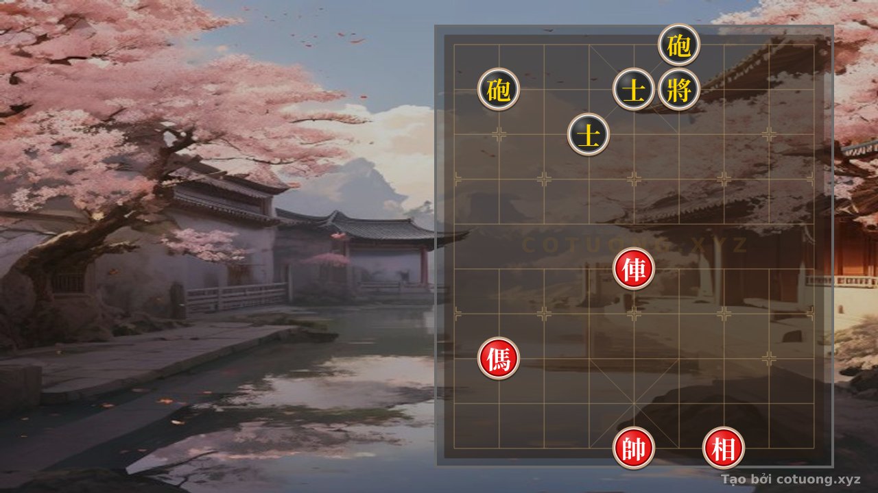 Thế cờ: Xiangqi Masterpiece: Red Chariot Surrounds Black Cannon - Classic 'Chariot vs. Cannon' Strategy — Cờ Tướng Online