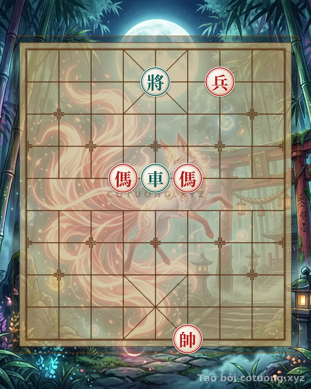 Challenge: Defensive Tactics with Chariot and General in Double Horse Face-to-Face Formation - Can you solve it?