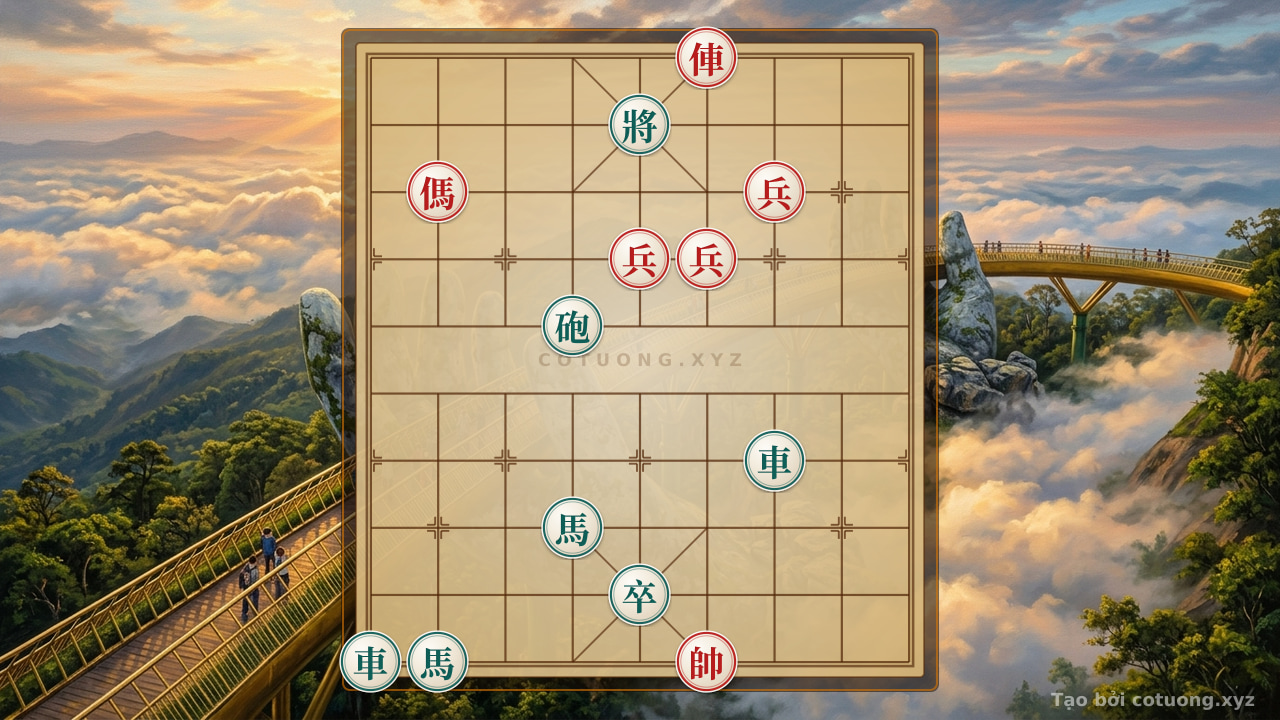 Thế cờ: Mastering the Pressure: Instant Counterattack When Facing the Red Chariot's Thrust on the 10th Rank — Cờ Tướng Online