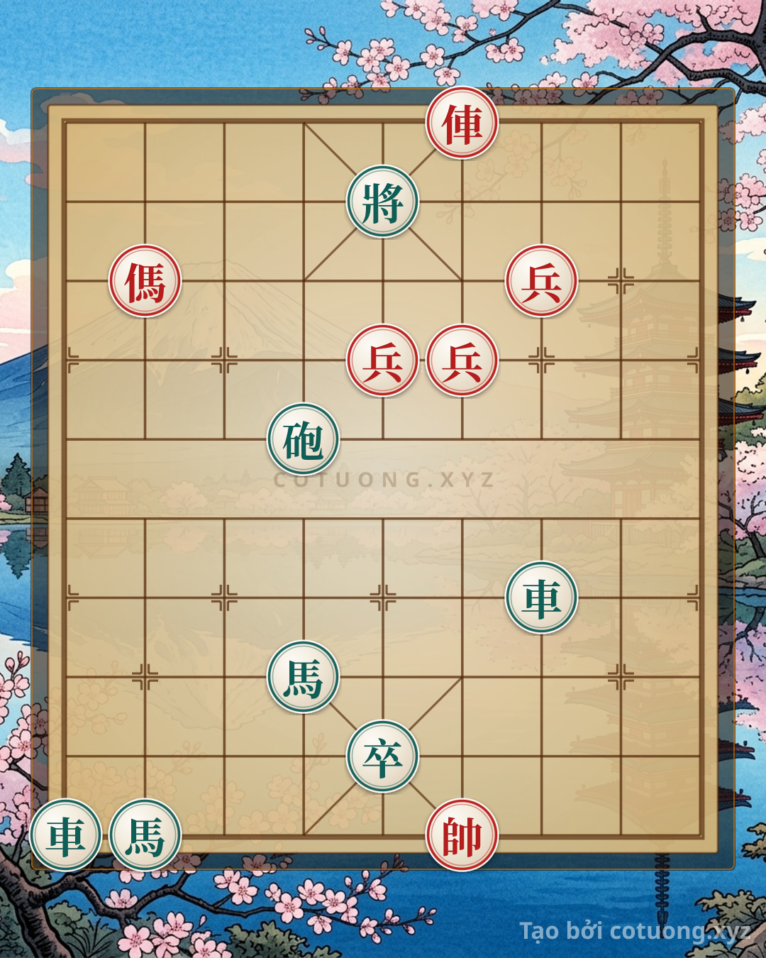 Challenge: Mastering the Pressure: Instant Counterattack When Facing the Red Chariot's Thrust on the 10th Rank - Can you solve it?